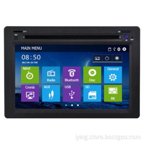 Double Din Car DVD Player for Chery New A3 with CANBus, GPS Navigation, Bluetooth